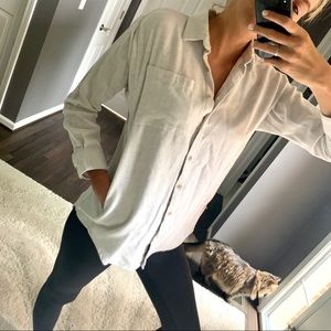 Thread and Supply Ivory Heather Flannel